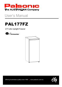 Manual Palsonic PAL177FZ Freezer