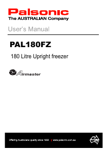 Manual Palsonic PAL180FZ Freezer