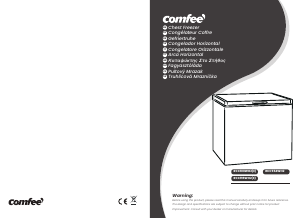 Manual Comfee RCC199WH2(E) Congelador