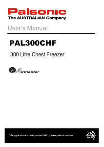 Manual Palsonic PAL300CHF Freezer