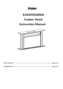 Bedienungsanleitung Haier HADD9SS6BDE Dunstabzugshaube