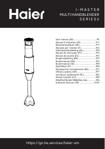 Bruksanvisning Haier HHB5B5 021 Stavmixer