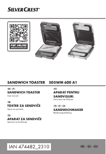 Priručnik SilverCrest SDSWM 600 A1 Kontaktni roštilj