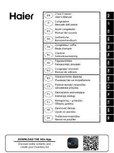 Manuale Haier HCE420D Congelatore