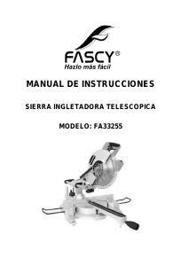 Manual de uso Fascy FA33255 Sierra de inglete