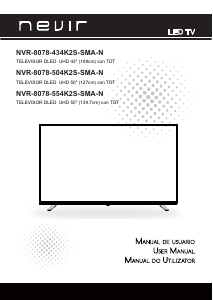 Manual Nevir NVR-8078-434K2S-SMA-N LED Television