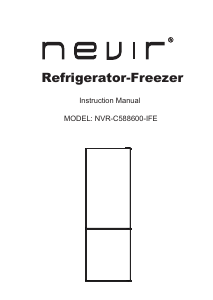 Manual Nevir NVR-C588600-IFE Fridge-Freezer