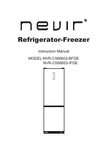 Manual Nevir NVR-C588602-BFDE Fridge-Freezer