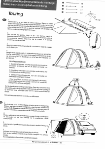 Handleiding Bardani Touring Tent