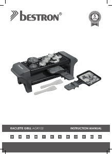 Manuale Bestron AGR102CO Raclette grill