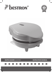 Manual Bestron AMW500G Waffle Maker