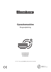 Brugsanvisning Blomberg GVN 39S35 Opvaskemaskine
