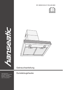 Handleiding Hanseatic SY-3503C-E4-C118-L52-600 Afzuigkap