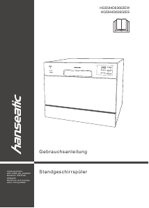 Manual Hanseatic HG5544D63602EW Dishwasher