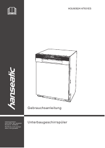 Manual Hanseatic HGU6082A147931ES Dishwasher