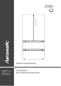 Handleiding Hanseatic HFD18983CBI Koel-vries combinatie