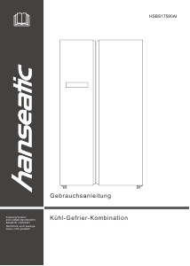 Manual Hanseatic HSBS17590AI Fridge-Freezer