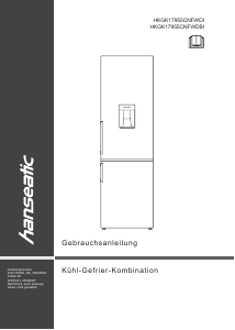 Manual Hanseatic HKGK17955CNFWDBI Fridge-Freezer