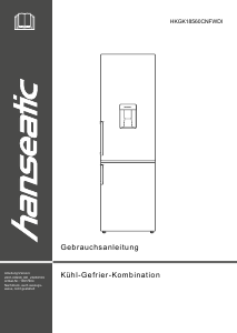 Bedienungsanleitung Hanseatic HKGK18560CNFWDI Kühl-gefrierkombination