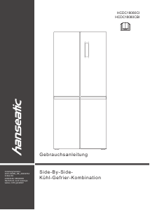 Handleiding Hanseatic HCDC18080CBI Koel-vries combinatie