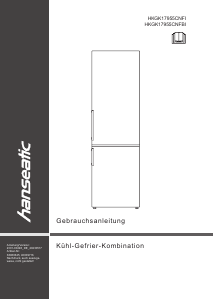 Manual Hanseatic HKGK17955CNFI Fridge-Freezer