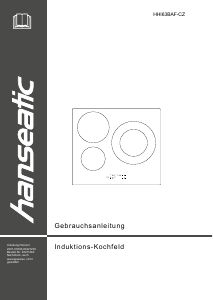 Manual Hanseatic HHI63BAF-CZ Hob