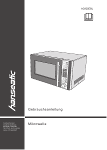 Manual Hanseatic AC925EBL Microwave