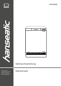 Manual Hanseatic HEKS8260E Refrigerator