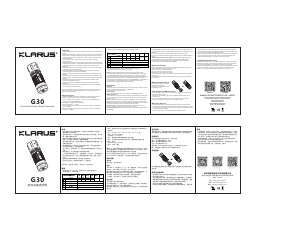 说明书 KlarusG30闪光灯