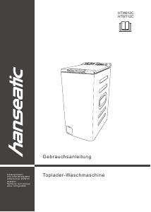 Handleiding Hanseatic HTW712C Wasmachine