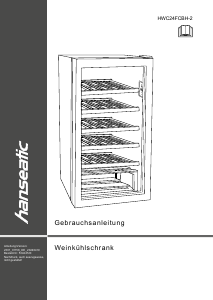 Handleiding Hanseatic HWC24FCBH-2 Wijnklimaatkast