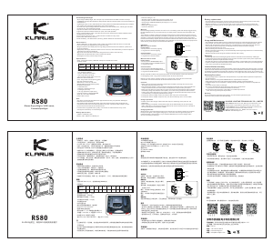 Manual Klarus RS80 Flashlight