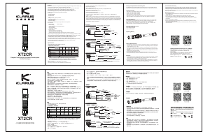 Manual Klarus XT2CR Flashlight