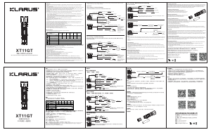 Manual Klarus XT11GT Flashlight