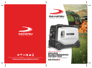 Manual de uso Daihatsu GE4000iE Generador