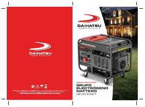Manual de uso Daihatsu GE12000ET Generador