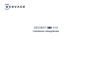 Rokasgrāmata ECOVACS Deebot T9 AIVI Putekļu sūcējs