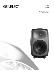 Handleiding Genelec 8050D Luidspreker