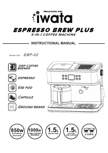 Manual Iwata EBP-02 Espresso Brew Plus Coffee Machine