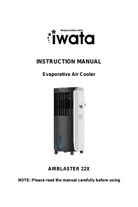 Manual Iwata AIRBLASTER-22X Fan