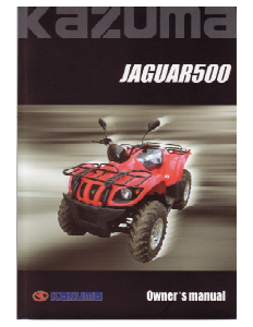 Manual Kazuma Jaguar 500 Quad