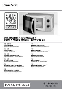 Manual SilverCrest IAN 437595 Microwave