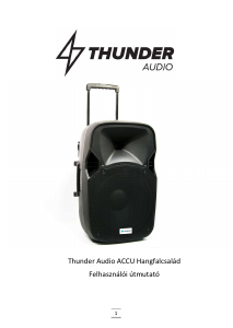 Használati útmutató Thunder ACCU-15 Hangszóró