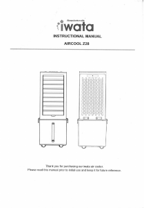 Manual Iwata AIRCOOL-Z28 Fan