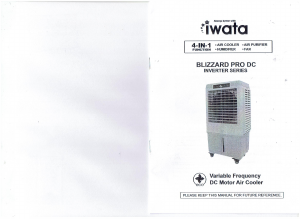 Manual Iwata BLIZZARD PRO DC Fan