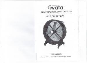 Handleiding Iwata HVLS DRUM 79NV Ventilator