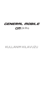 Kullanım kılavuzu General Mobile GM 24 Pro Cep telefonu