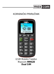Priručnik Maxcom MM428 Mobilni telefon