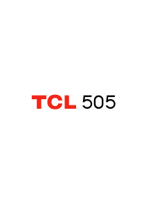 Manual TCL 505 Mobile Phone