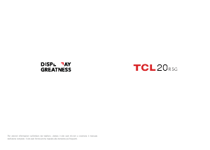 Manuale TCL 20R 5G Telefono cellulare